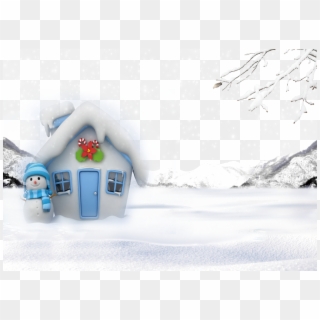 #background #backdrop #house #snow #fantasyart #fantasy - Snow Clipart