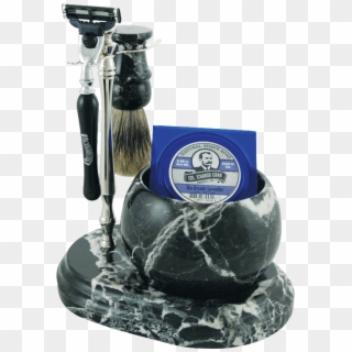 Colonel Conk Hand Crafted Marble Shave Set - Shave Brush Clipart