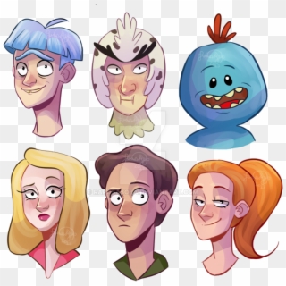 Rick And Morty Doodles By Raposaboba Rick And Morty - Cartoon Clipart