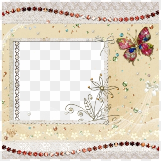 Scrapbook Butterfly Background Clipart