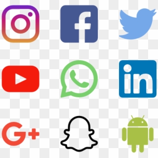 Social Network - Png Format Social Media Icons Png Clipart