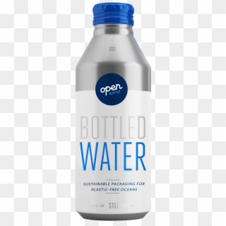 Still Bottled Water In Aluminum Clipart