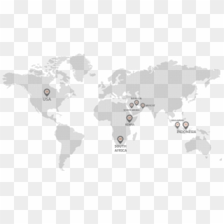 Network - World Map Clipart