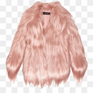 “pretty In Pink” Certainly Describes Gucci's Fantastic - Rose Gold Fur Coat Clipart