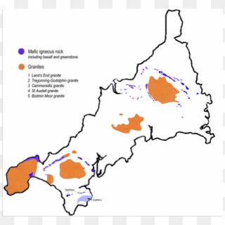 Cornwall Geology Lizard - Illustration Clipart