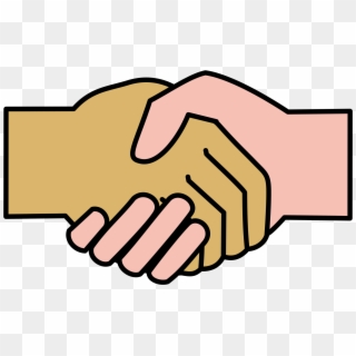 Transparent Handshake - Non Fraudulent Voluntary Exchange Clipart