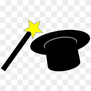 This Free Icons Png Design Of Magic Wand And Hat Clipart