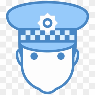 Uk Police Officer Icon - Police Icon Vector Illustration Graphic Png Clipart