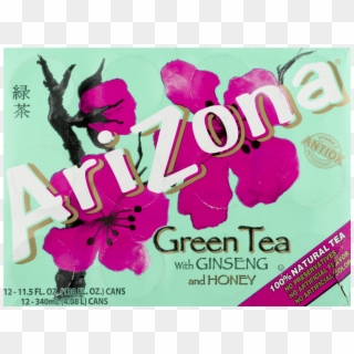 Arizona Green Tea With Ginseng And Honey, - Arizona Green Tea 12 Pack Clipart