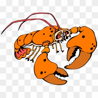 Clipart Info - Orange Lobster Clipart - Png Download