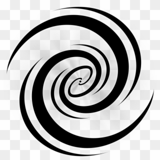 Vector Black And White Swirl Drawing Galaxy - Spiral Galaxy Galaxy Symbol Clipart