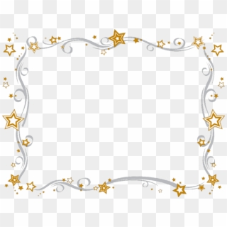 Stars Bling Cliparts - New Year Clipart Border - Png Download