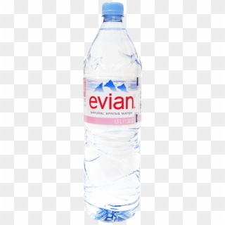Evian Natural Spring Water - Label Clipart