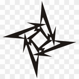 Logo Metallica Ninja Star Vector - Metallica Png Clipart