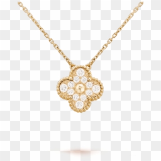 Vintage Alhambra Pendant - Van Cleef And Arpels Necklace Clipart