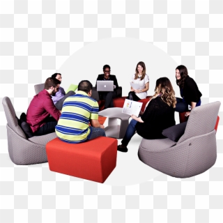 Meet Our People - People Sitting On Couch Png Clipart