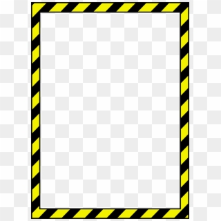 Danger Tape Cliparts - Caution Border - Png Download