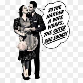 1950s Sexist Ads Clipart