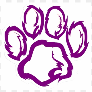 Tiiger Clipart Paw Print - Grand Blanc Bobcats Logo - Png Download