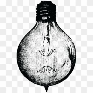 Free Clipart Of A Vintage Light Bulb - Png Download