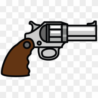 Weapon Clipart Pistol - Revolver Gun Clipart - Png Download