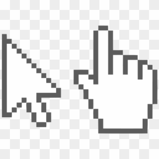 Of Course, Their Brother Is The The Arrow-shaped Cursor, - Hand Cursor Css Clipart