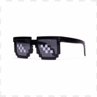 Deal With It 8 Bit Pixel Framed Glasses - Sunglasses Clipart
