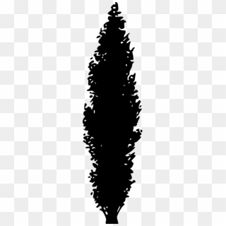 Fall Tree Silhouette - Pine Tree Silhouette Clipart