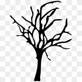 Tree Silhouette Clipart - Dead Tree Vector Png Transparent Png