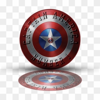 Click And Drag To Re-position The Image, If Desired - Captain America's Shield Clipart