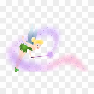 Vector Royalty Free Stock J Lynn S Author Blog Of Awesome - Tinker Bell With Fairy Dust Clipart