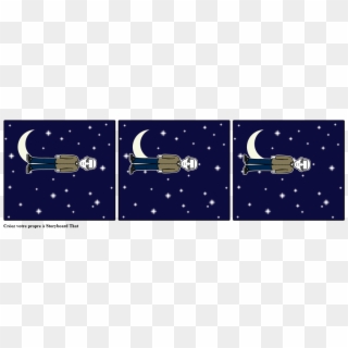 Shooting Stars - Story Board Phases Of Moon Clipart