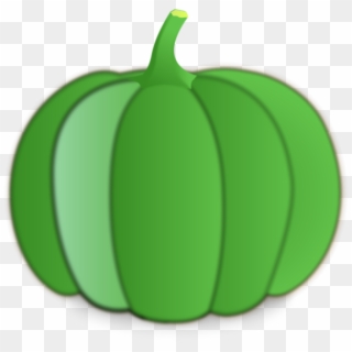 Clip Arts Related To - Clip Art Green Pumpkin - Png Download