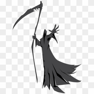 Death Father Time Scythe Drawing Destroying Angel - Death Scythe Drawing Clipart