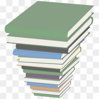 Open - Stack Of Books Transparent Background Clipart
