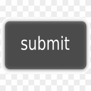Black And White Submit Button - Sign Clipart