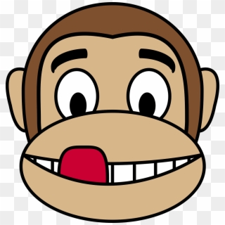 Big Image - Monkey Face Clipart - Png Download