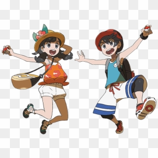 Pokemon And Moon The - Pokemon Ultra Sun And Moon Trainers Clipart