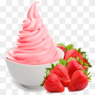 S - Strawberry Soft Serve Png Clipart