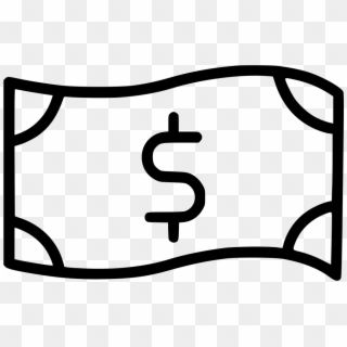 Dollar Sign Cash Bill Svg Png Icon Free Download - Icon Clipart