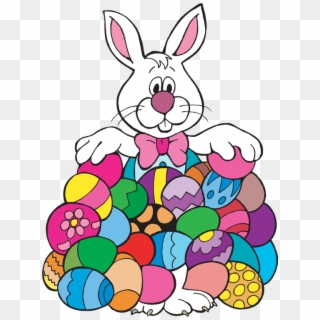 Easter Basket Bunny Clipart Png - Easter Egg And Easter Bunny Transparent Png