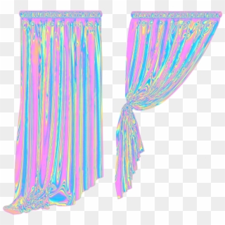 Sheer Curtains Colorful Holo Holographic Freetoedit - Pattern Clipart