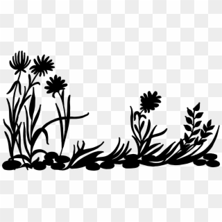 Free Download - Grass Plants Silhouette Png Clipart