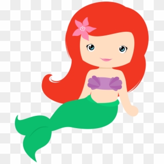 Starfish Clipart Ariel - Little Mermaid Baby Png Transparent Png