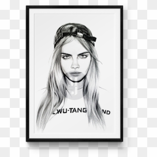 Cara Delevingne - Paper Towns Margo Drawing Clipart