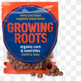 Growing Roots Organic Corn And Seed Snacks Cocoa Chipotle - Sultana Clipart