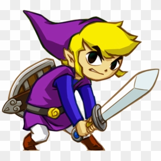 Beware The Purple Link - Legend Of Zelda Spirit Tracks Clipart