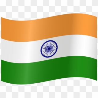 Indian Flag Waving - Whatsapp Indian Flag Emoji Clipart