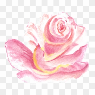 Roll Heart Petals Transparent Decorative - Hybrid Tea Rose Clipart