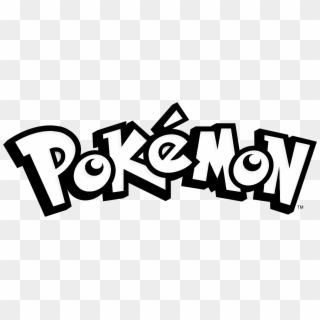 Pokemon Logo Black Transparent - Pokemon Logo Png Clipart